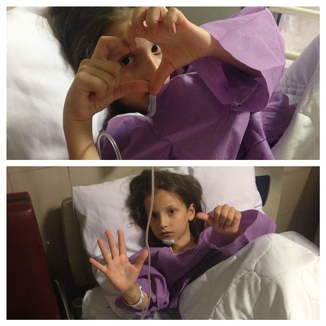 دختر مدافع پرسپولیس روی تخت بیمارستان 